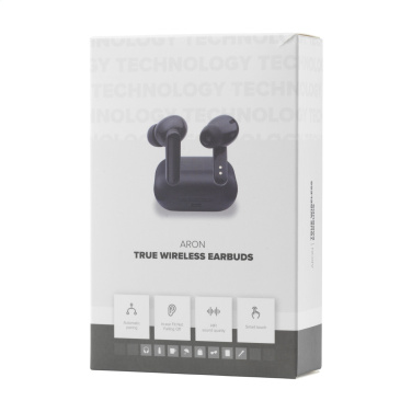 Logotrade promotional gift picture of: Aron TWS Wireless Earbuds in Charging Case